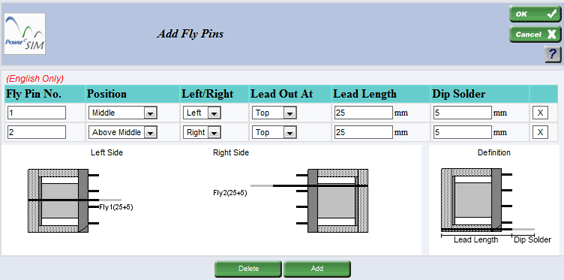 Add Fly Pin Page